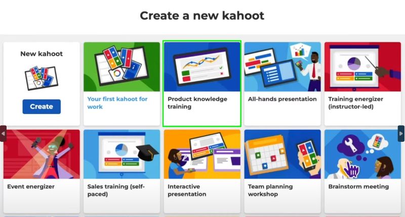 Host a Kahoot game