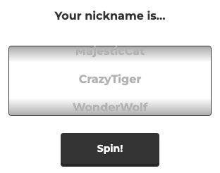 Kahoot Nickname Generator